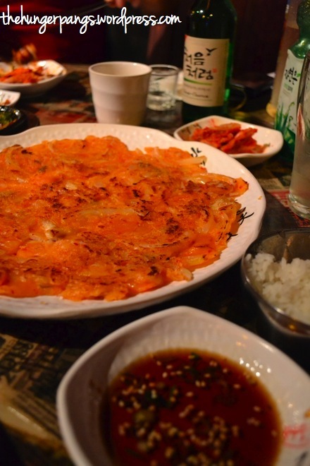 Kimchi and pork pancake (17.0)